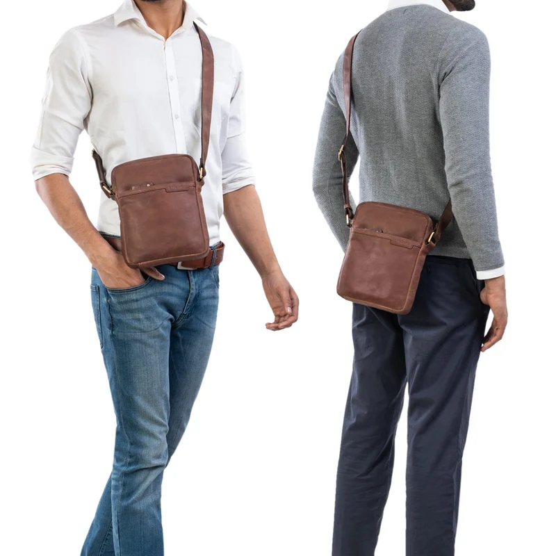 "Blake" Herrentasche zum Umhängen Leder