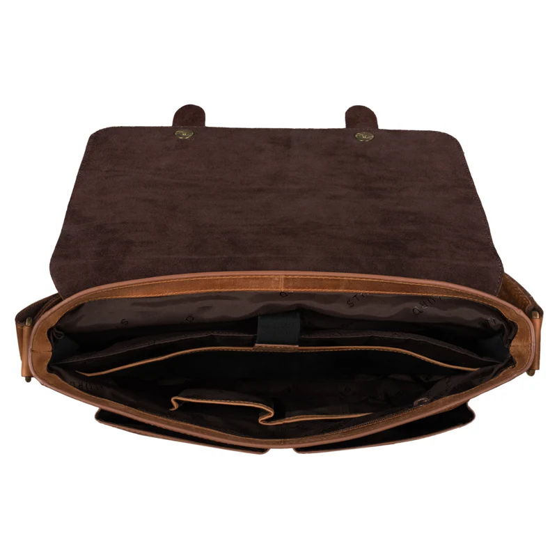 "Russell" Messenger Bag Laptoptasche Leder