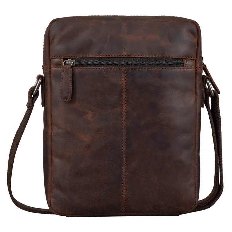 "Fox" Herrentasche Leder Vintage Messenger Bag