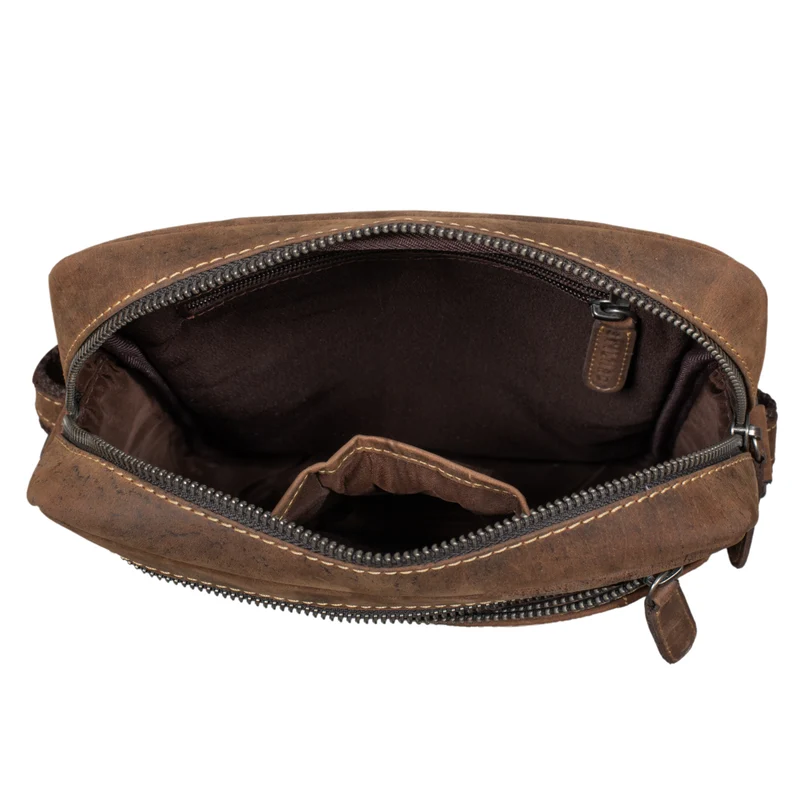 "Fox" Herrentasche Leder Vintage Messenger Bag