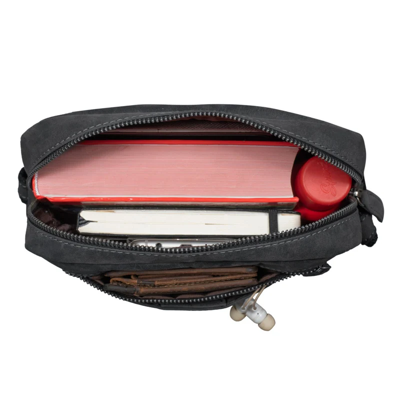 "Fox" Herrentasche Leder Vintage Messenger Bag
