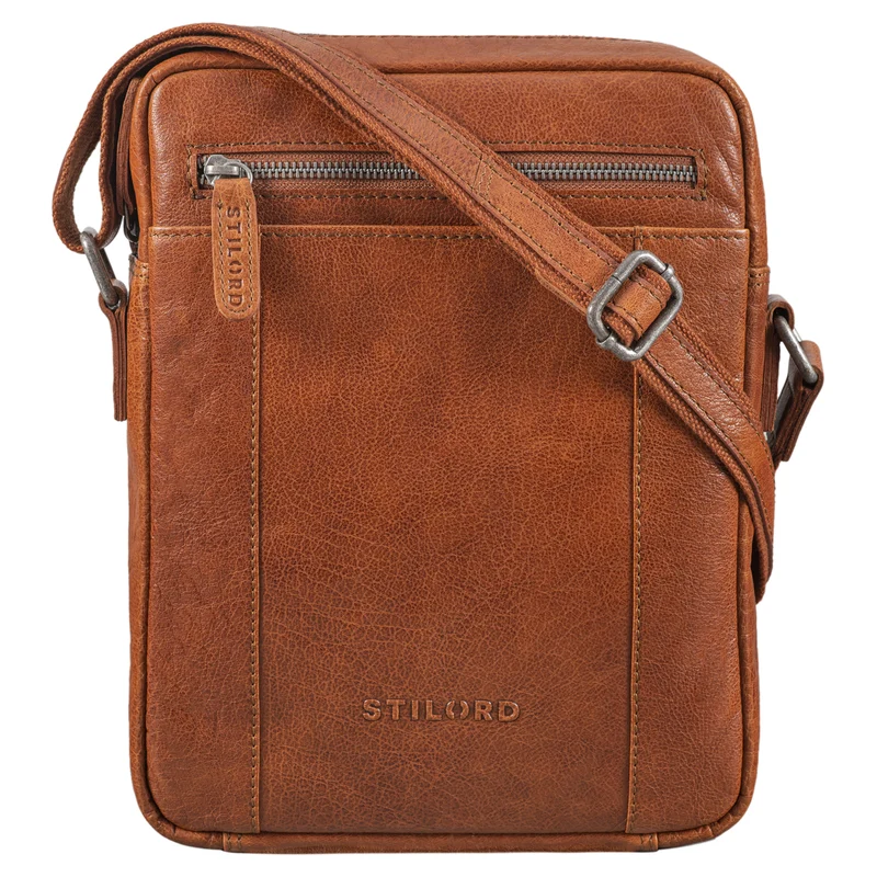 "Fox" Herrentasche Leder Vintage Messenger Bag