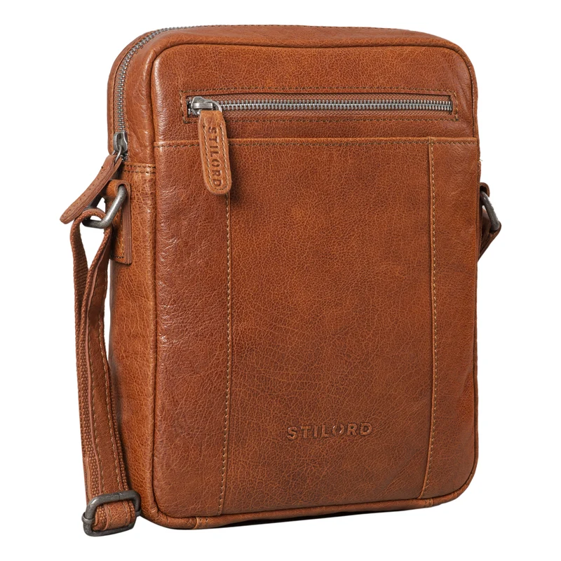 "Fox" Herrentasche Leder Vintage Messenger Bag