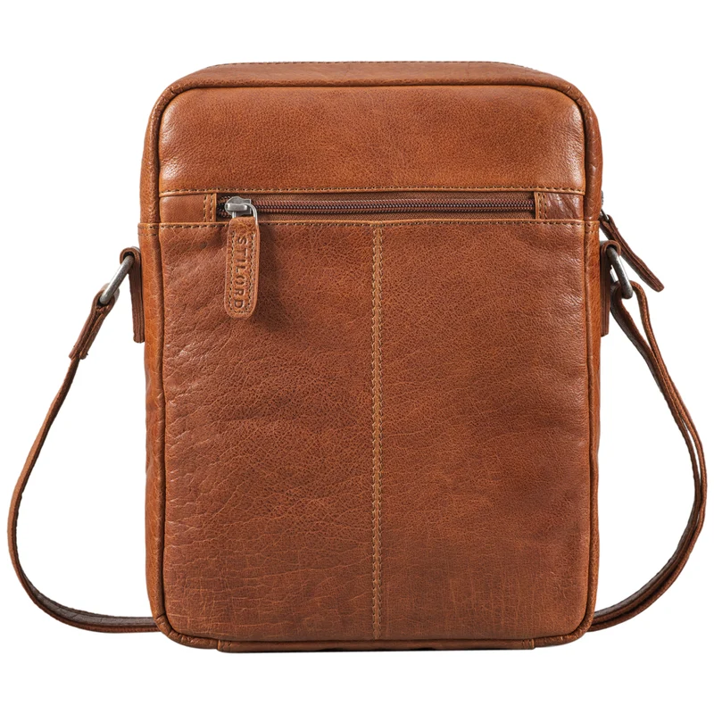"Fox" Herrentasche Leder Vintage Messenger Bag