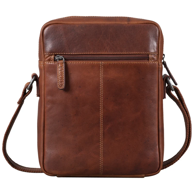 "Fox" Herrentasche Leder Vintage Messenger Bag
