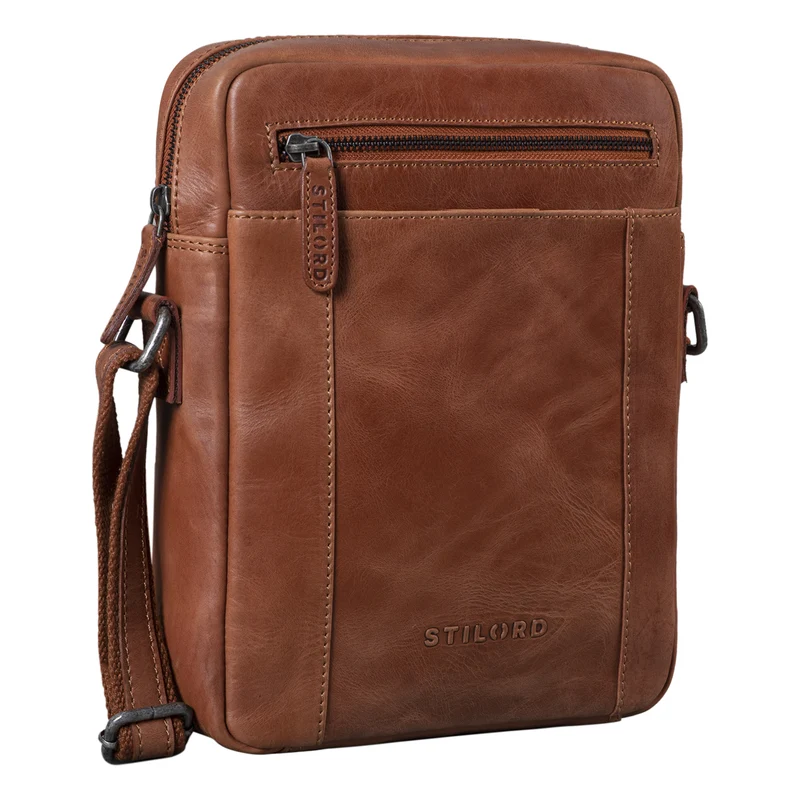 "Fox" Herrentasche Leder Vintage Messenger Bag