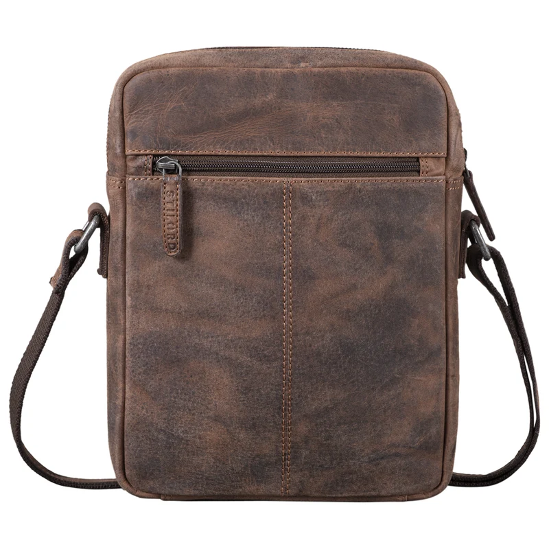 "Fox" Herrentasche Leder Vintage Messenger Bag