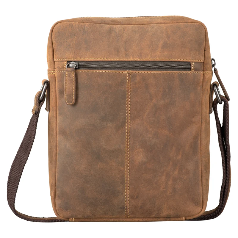 "Fox" Herrentasche Leder Vintage Messenger Bag