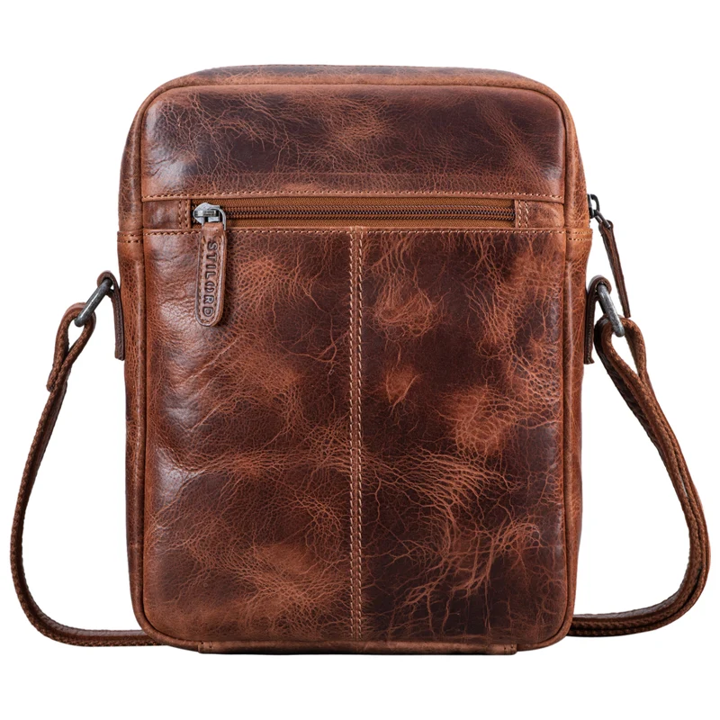 "Fox" Herrentasche Leder Vintage Messenger Bag