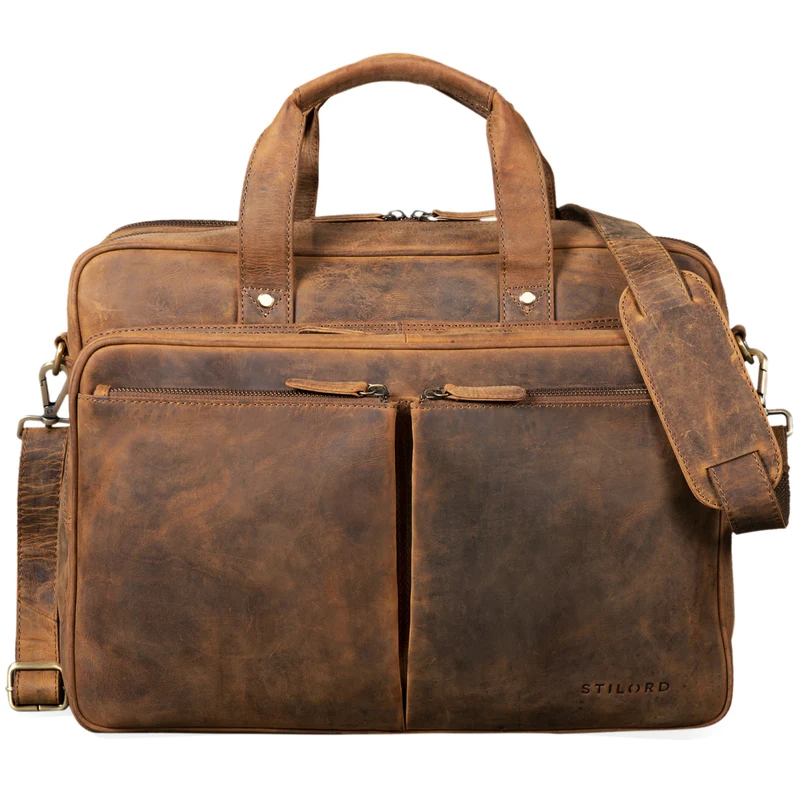 B-WARE "Remus" Ledertasche Herren Umhängetasche