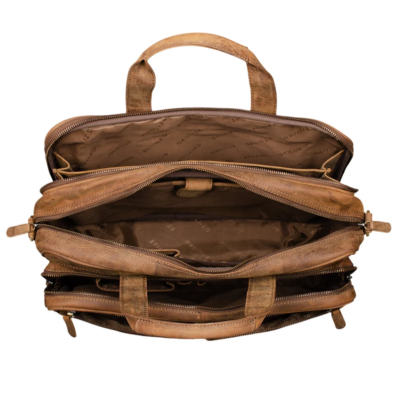 B-WARE "Remus" Ledertasche Herren Umhängetasche