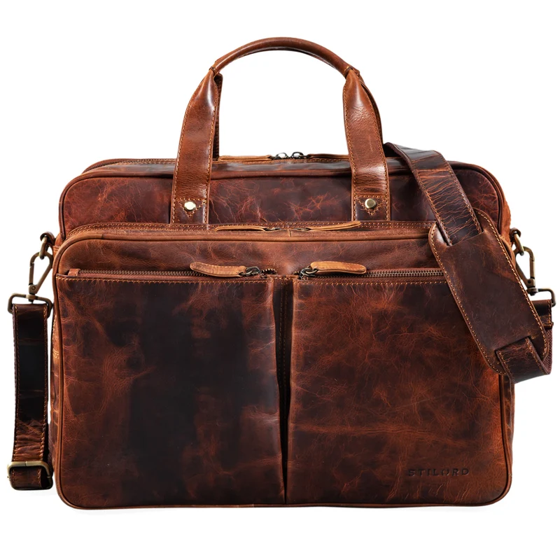 B-WARE "Remus" Ledertasche Herren Umhängetasche