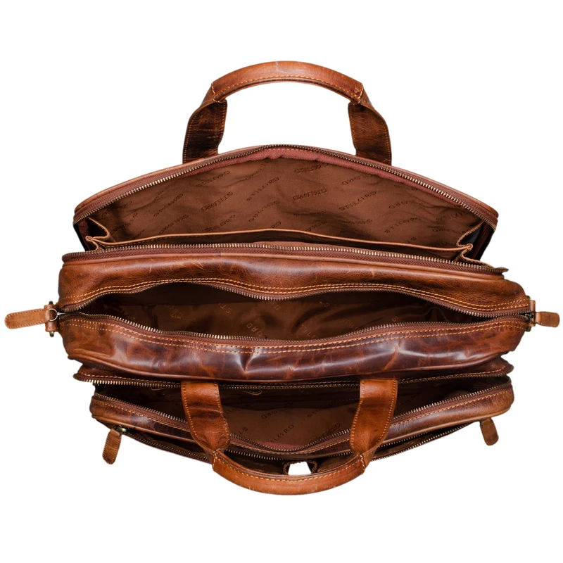 B-WARE "Remus" Ledertasche Herren Umhängetasche