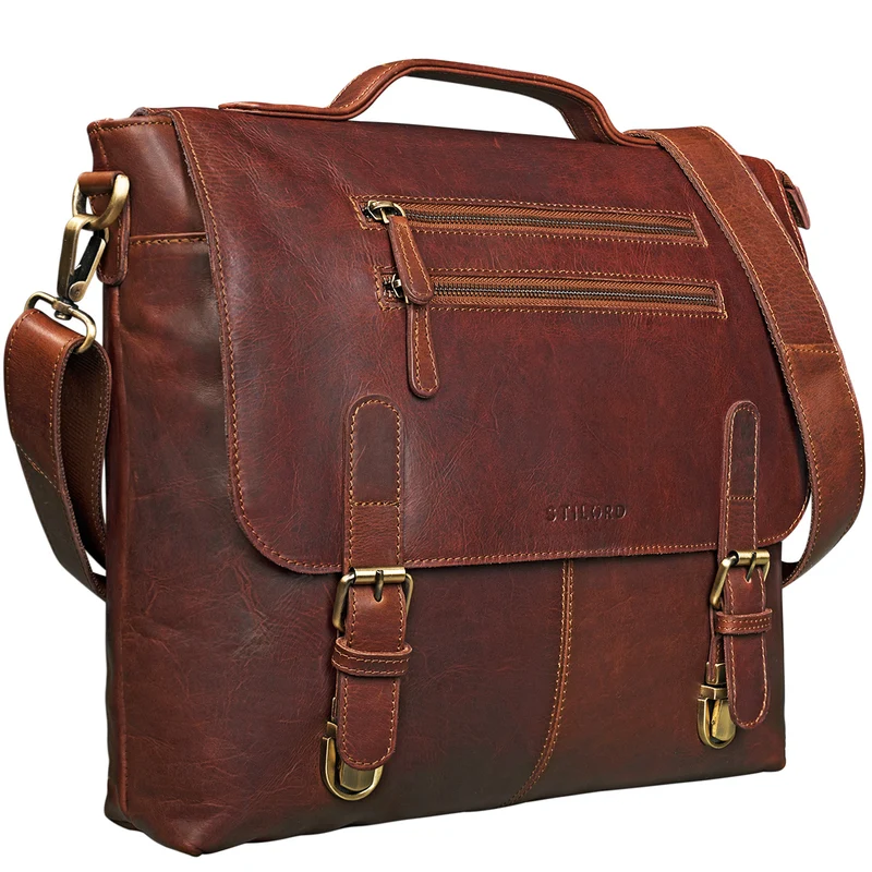 B-WARE "Louis" Elegante Businesstasche Leder