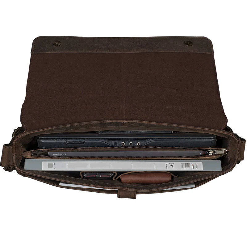 B-WARE "Oskar" Messenger Bag Leder