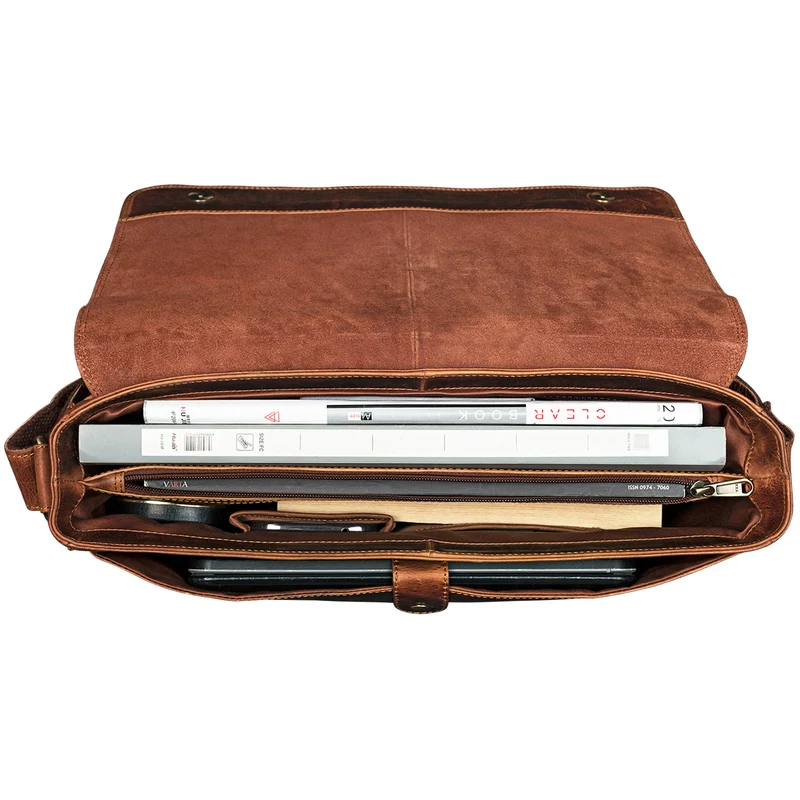 B-WARE "Oskar" Messenger Bag Leder
