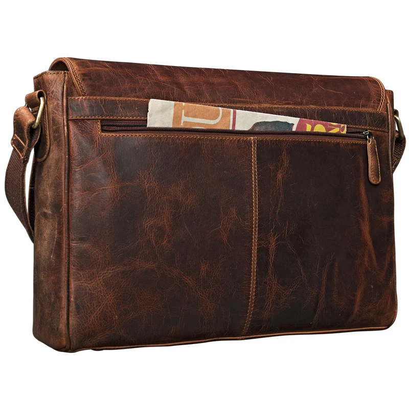 B-WARE "Oskar" Messenger Bag Leder