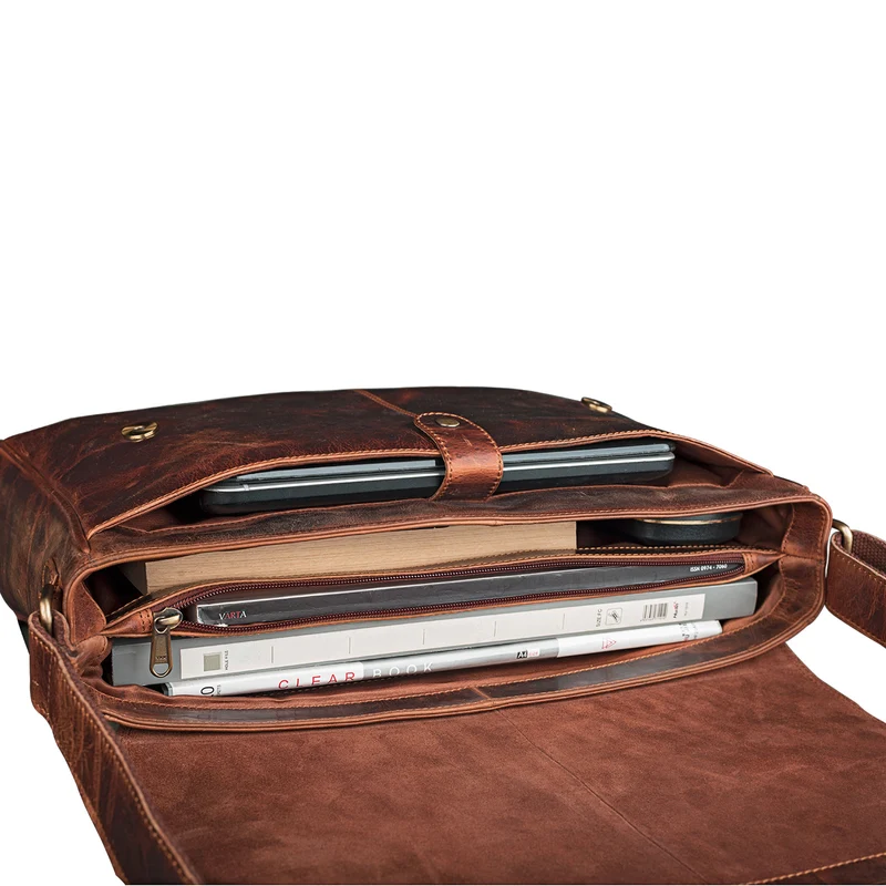B-WARE "Oskar" Messenger Bag Leder