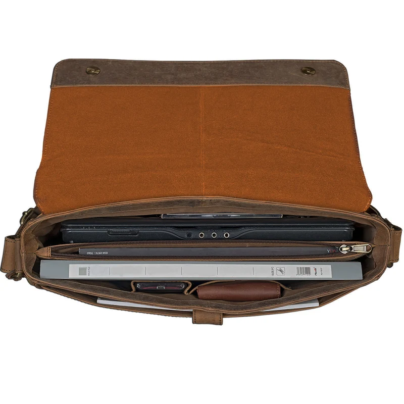 B-WARE "Oskar" Messenger Bag Leder