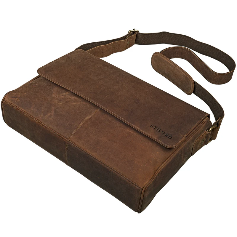 B-WARE "Oskar" Messenger Bag Leder