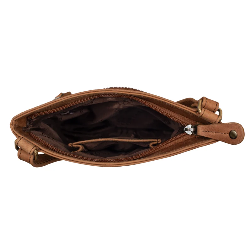 "Alicia" Kleine Ledertasche Umhängetasche Damen
