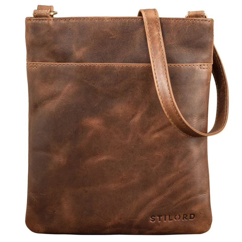 "Alicia" Kleine Ledertasche Umhängetasche Damen
