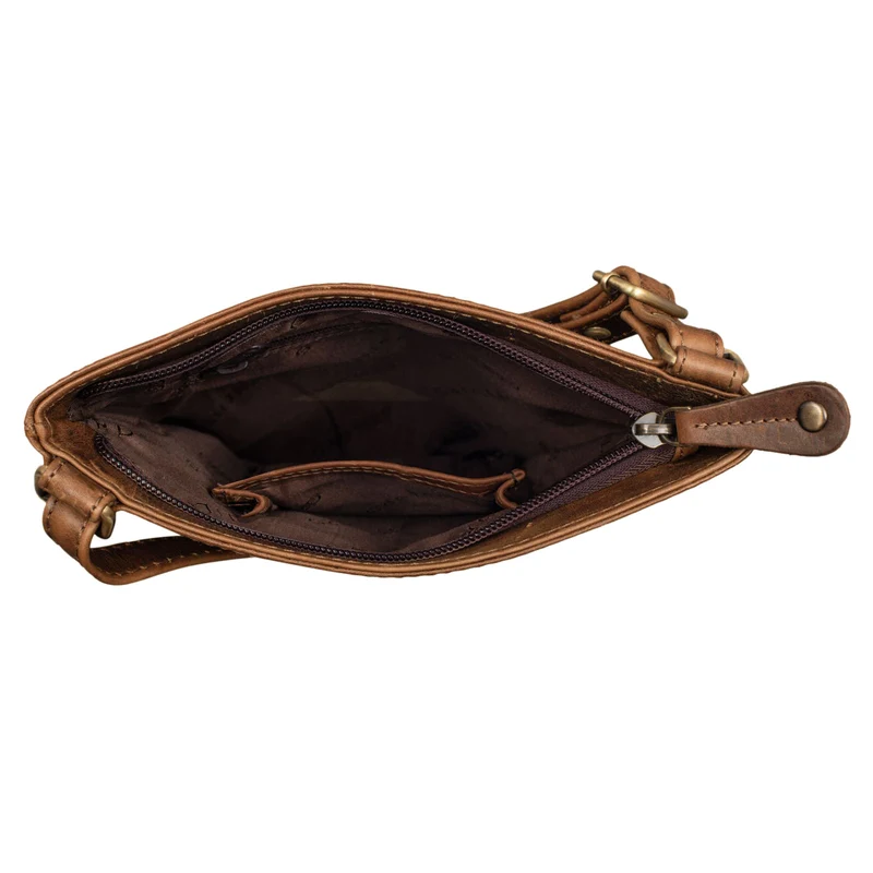"Alicia" Kleine Ledertasche Umhängetasche Damen