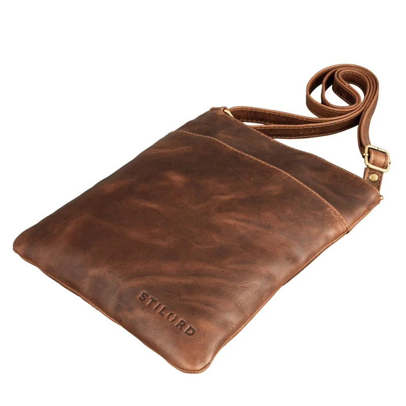 "Alicia" Kleine Ledertasche Umhängetasche Damen