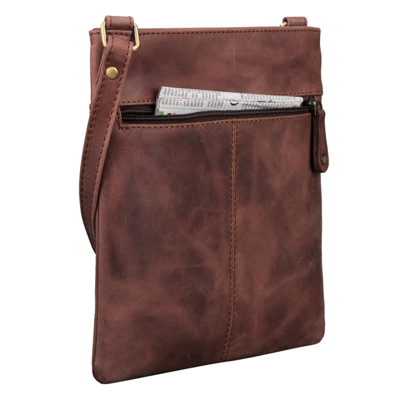 "Alicia" Kleine Ledertasche Umhängetasche Damen