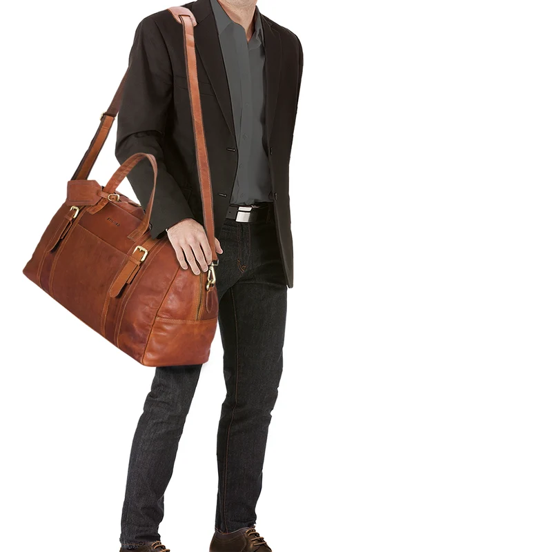 B-WARE "Georgia" Große Reisetasche Vintage Leder