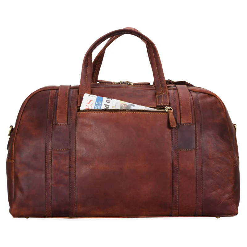 B-WARE "Georgia" Große Reisetasche Vintage Leder
