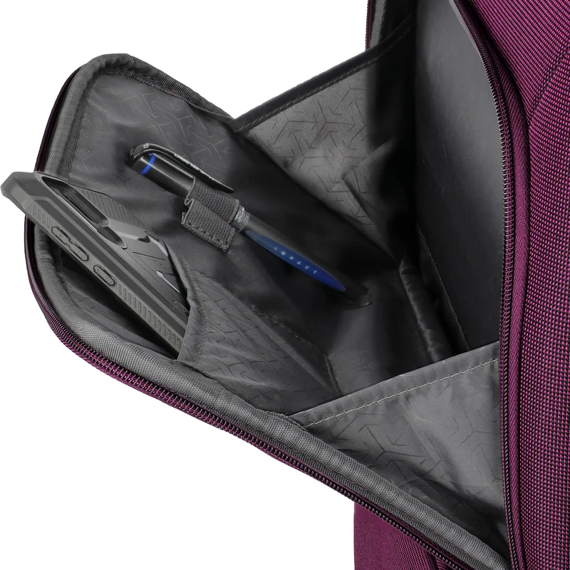 Travelite Cubis - 4-Rollen-Trolley Set 5tlg. (berry)