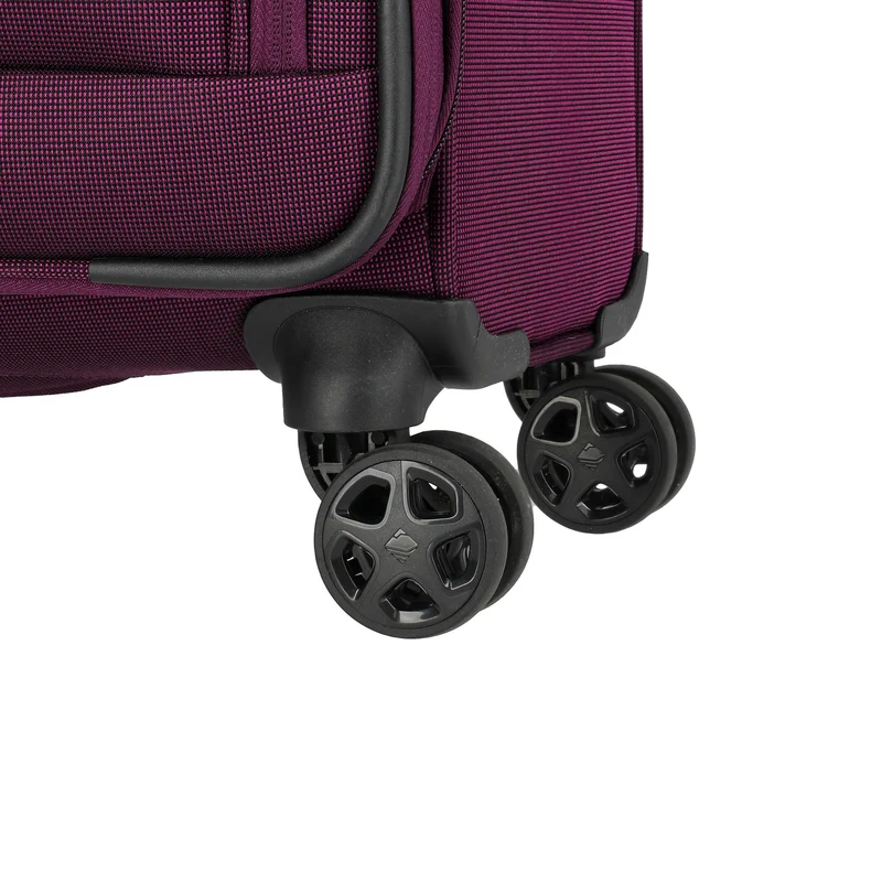 Travelite Cubis - 4-Rollen-Trolley Set 5tlg. (berry)