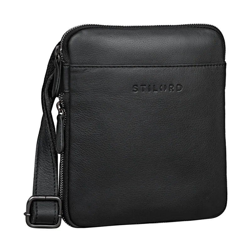 "Carson" Kleine Herren Leder Tasche