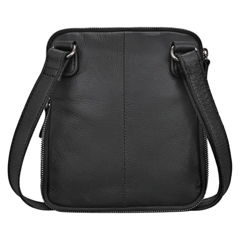"Carson" Kleine Herren Leder Tasche