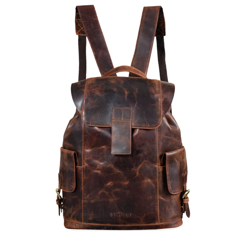 B-WARE "Austin" Rucksack Laptop Leder 13.3 Zoll