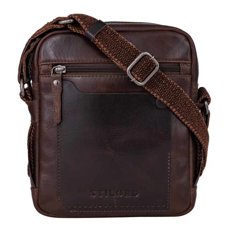 "Nash" Ledertasche Männer Vintage