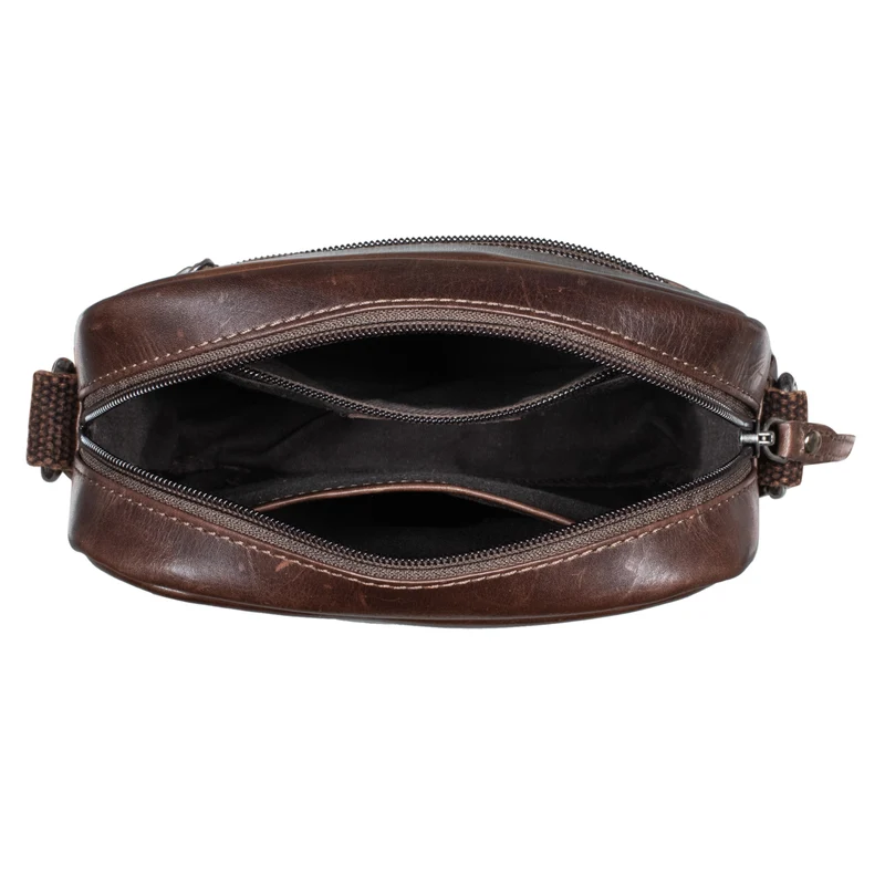 "Nash" Ledertasche Männer Vintage