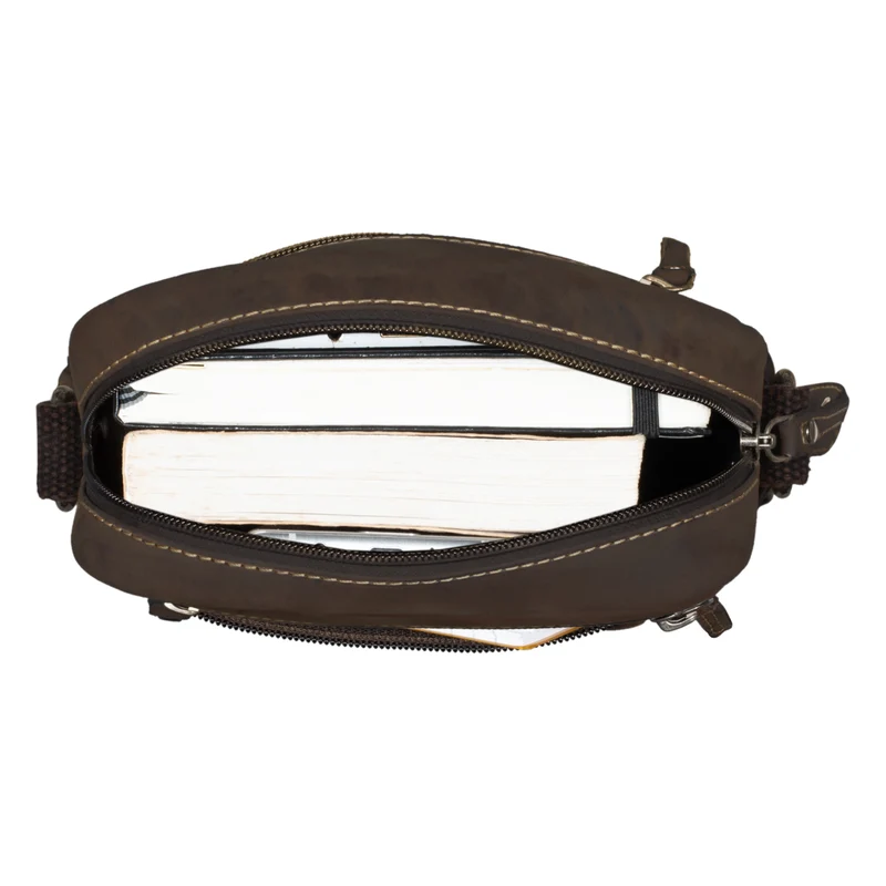 "Nash" Ledertasche Männer Vintage