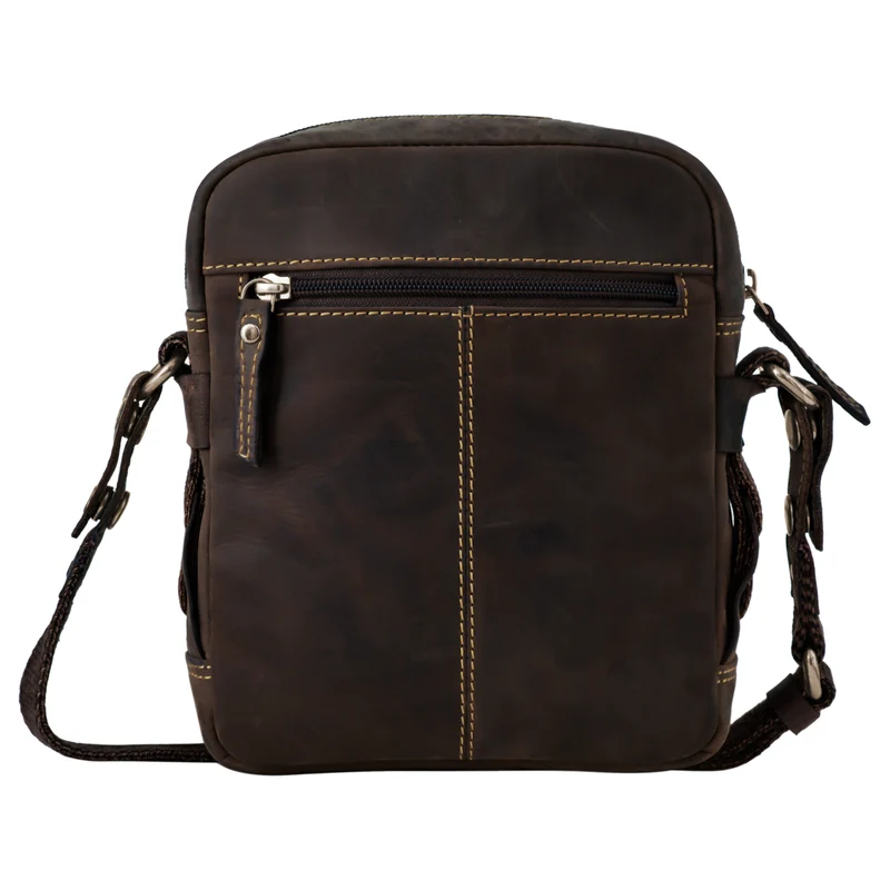 "Nash" Ledertasche Männer Vintage