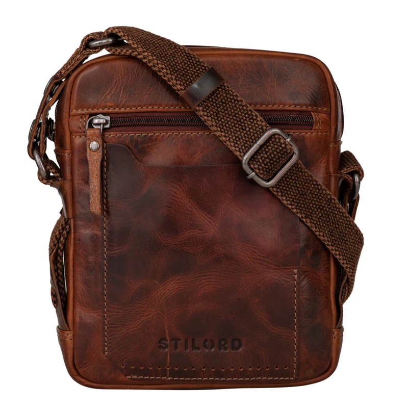 "Nash" Ledertasche Männer Vintage