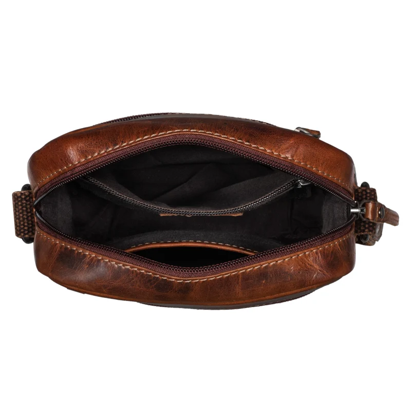"Nash" Ledertasche Männer Vintage