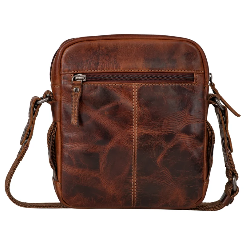 "Nash" Ledertasche Männer Vintage