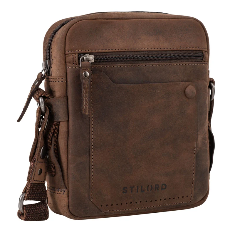 "Nash" Ledertasche Männer Vintage