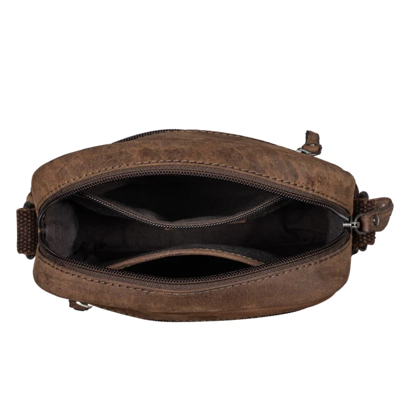 "Nash" Ledertasche Männer Vintage