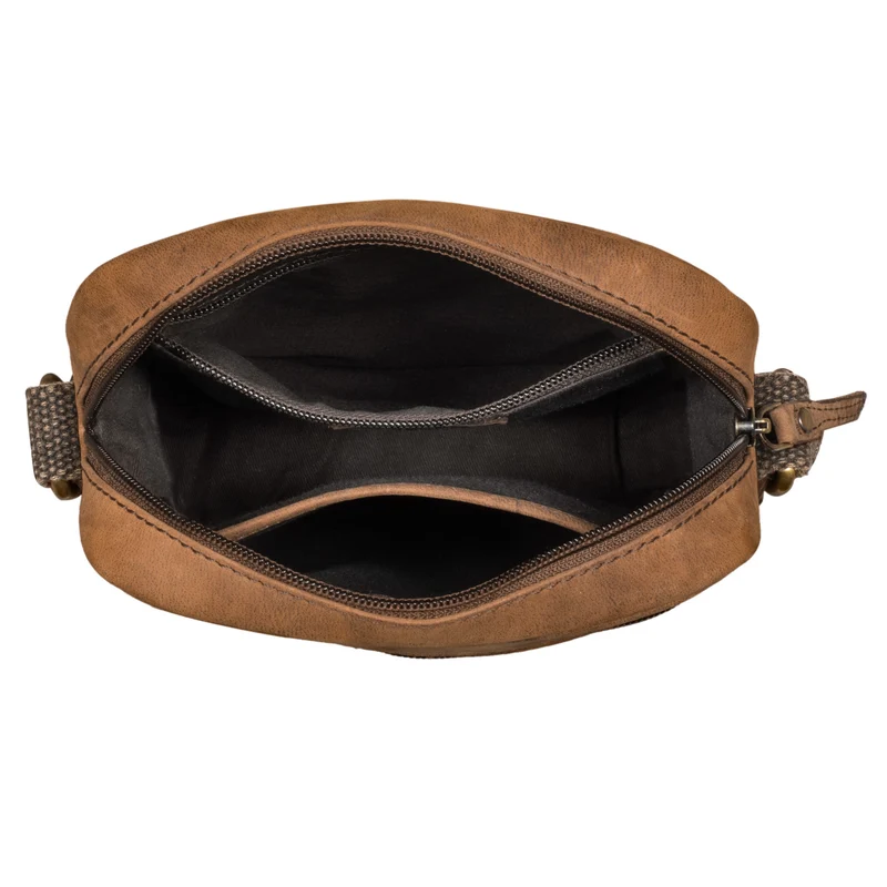 "Nash" Ledertasche Männer Vintage