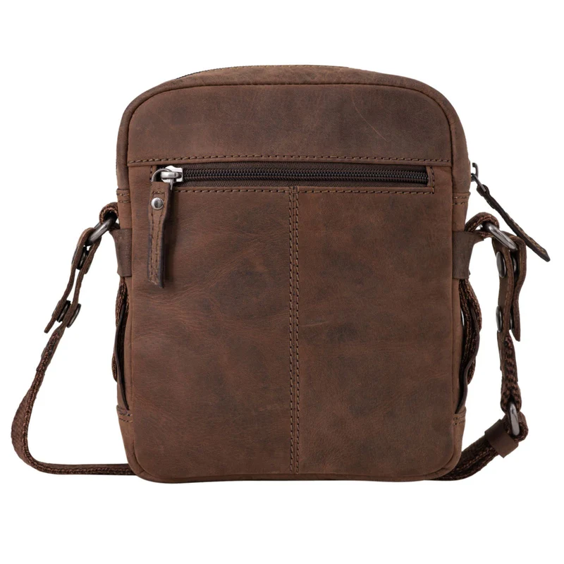 "Nash" Ledertasche Männer Vintage