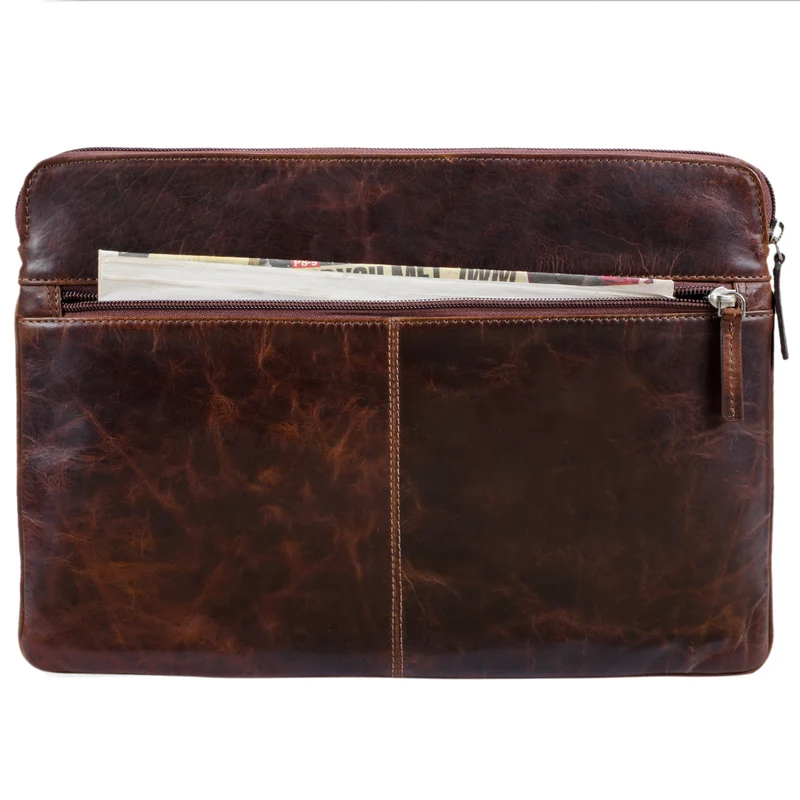 B-WARE "Robb" Vintage Leder Laptoptasche für 13,3 Zoll MacBooks