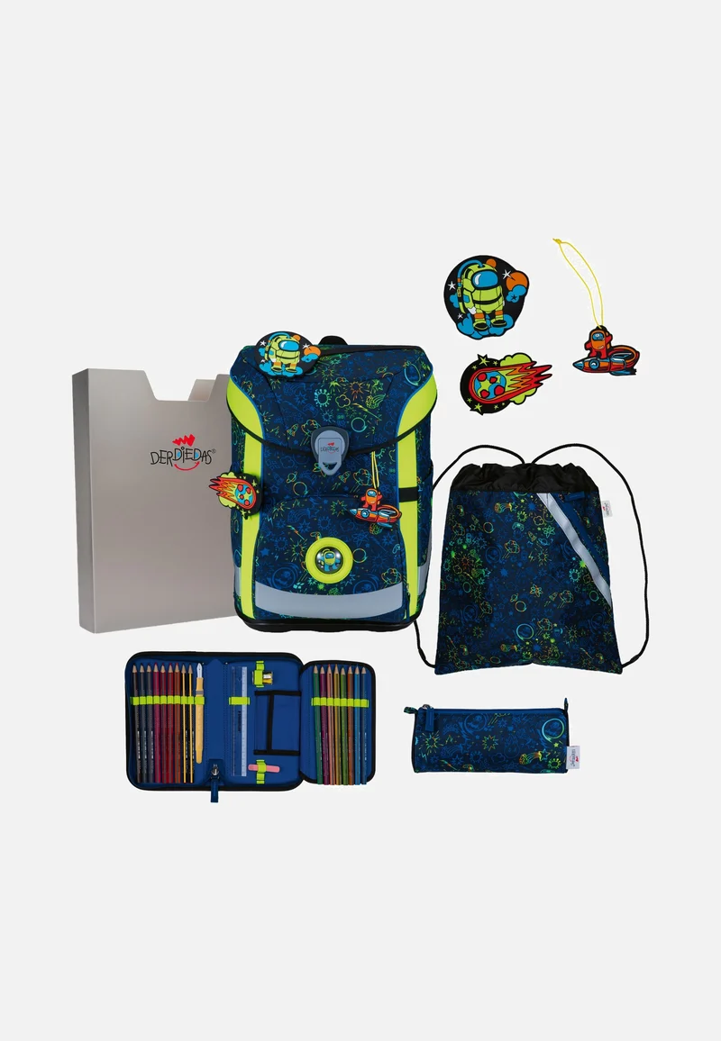 ErgoFlex Easy Set Neon Crazy - Schulrucksack