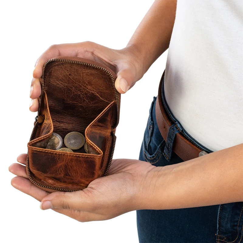 "Cash" Wiener Schachtel Leder